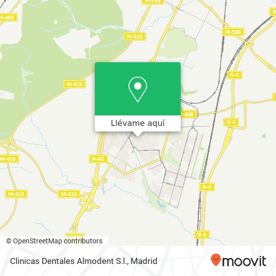 Mapa Clinicas Dentales Almodent S.l.