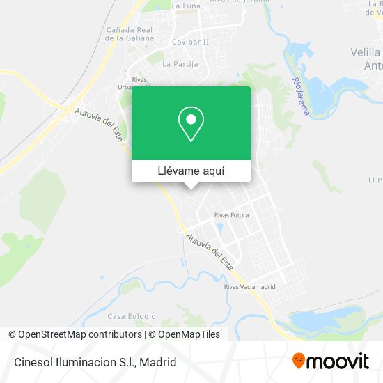 Mapa Cinesol Iluminacion S.l.