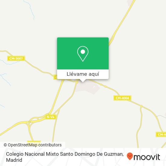 Mapa Colegio Nacional Mixto Santo Domingo De Guzman