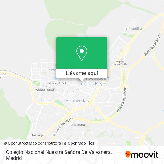 Mapa Colegio Nacional Nuestra Señora De Valvanera