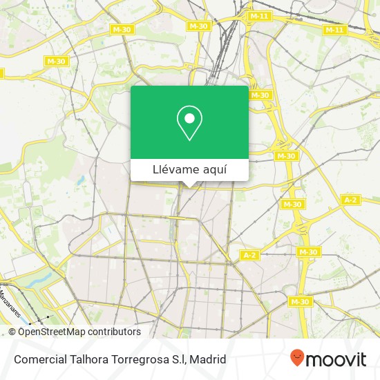 Mapa Comercial Talhora Torregrosa S.l