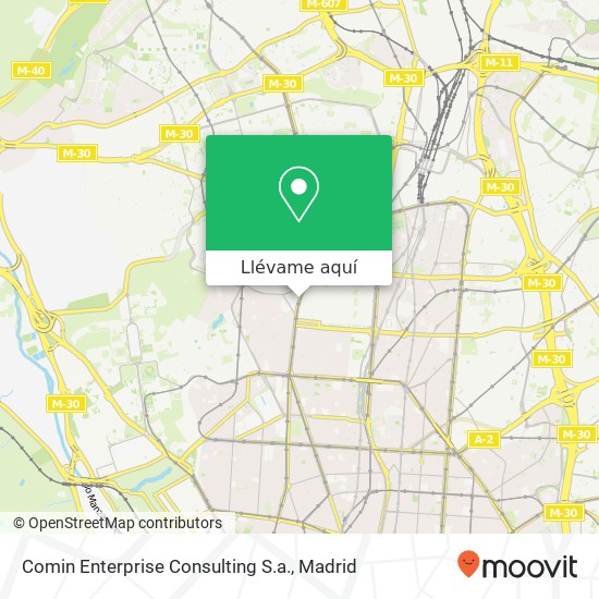 Mapa Comin Enterprise Consulting S.a.