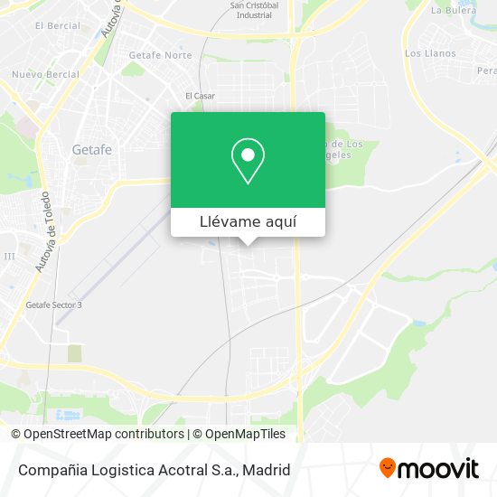 Mapa Compañia Logistica Acotral S.a.