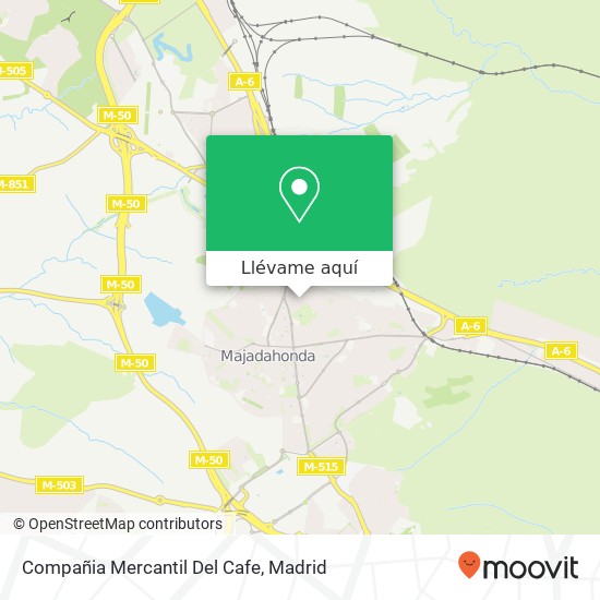 Mapa Compañia Mercantil Del Cafe