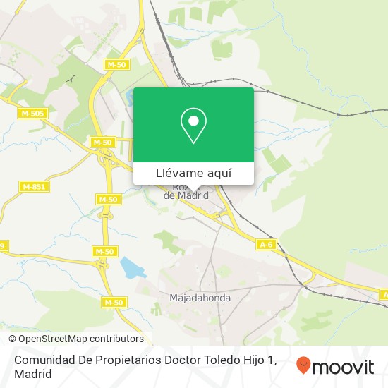 Mapa Comunidad De Propietarios Doctor Toledo Hijo 1