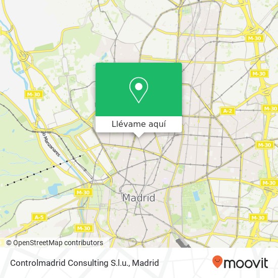 Mapa Controlmadrid Consulting S.l.u.
