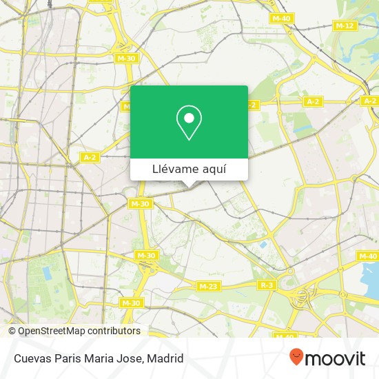 Mapa Cuevas Paris Maria Jose