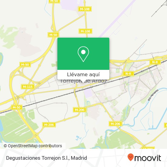 Mapa Degustaciones Torrejon S.l.