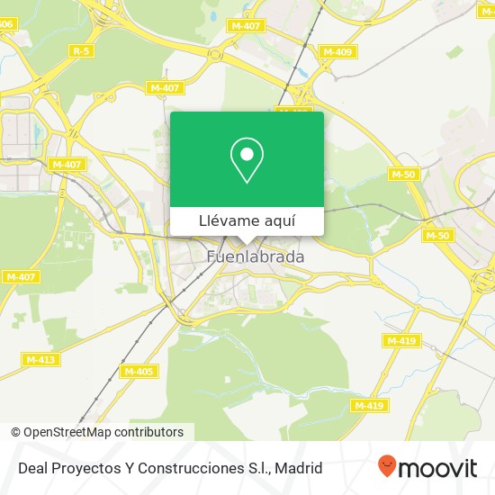 Mapa Deal Proyectos Y Construcciones S.l.