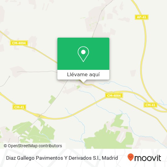 Mapa Diaz Gallego Pavimentos Y Derivados S.l.