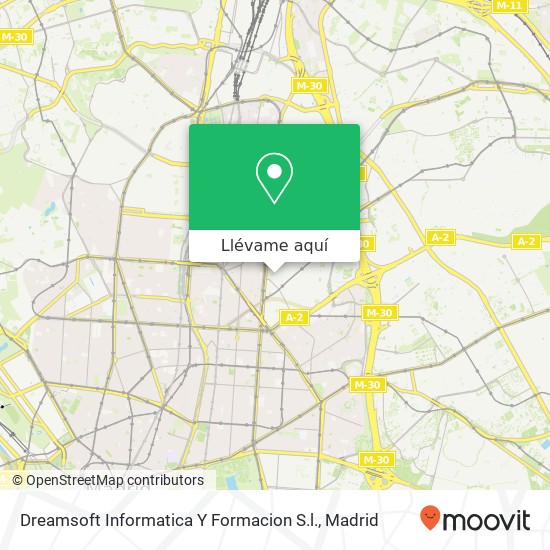 Mapa Dreamsoft Informatica Y Formacion S.l.