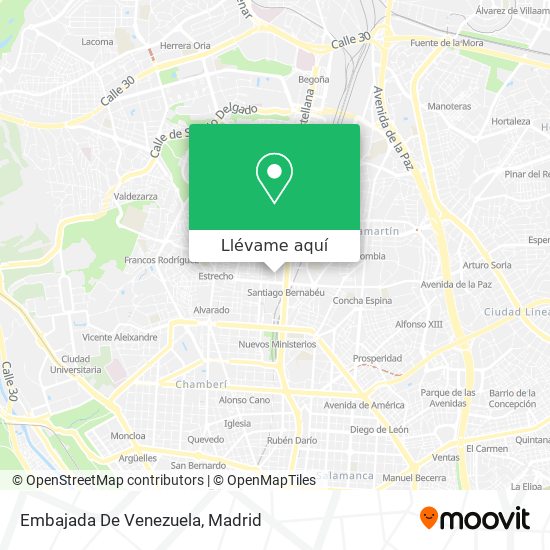 Mapa Embajada De Venezuela