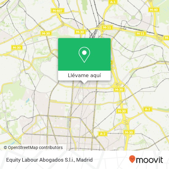 Mapa Equity Labour Abogados S.l.i.