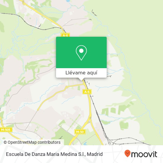 Mapa Escuela De Danza Maria Medina S.l.