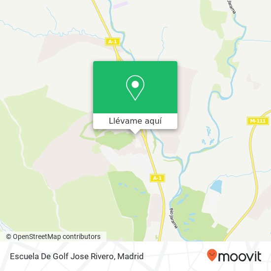 Mapa Escuela De Golf Jose Rivero
