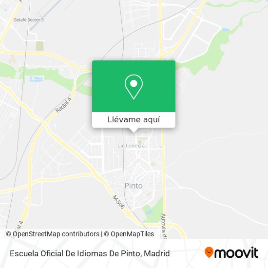 Mapa Escuela Oficial De Idiomas De Pinto