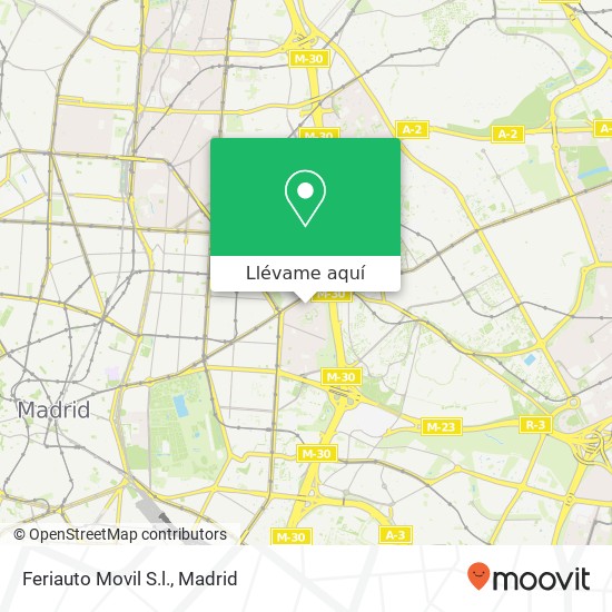 Mapa Feriauto Movil S.l.