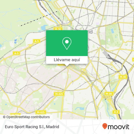 Mapa Euro Sport Racing S.l.