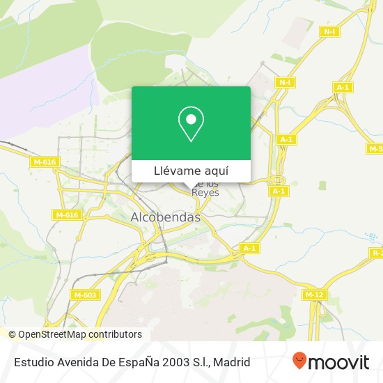 Mapa Estudio Avenida De EspaÑa 2003 S.l.