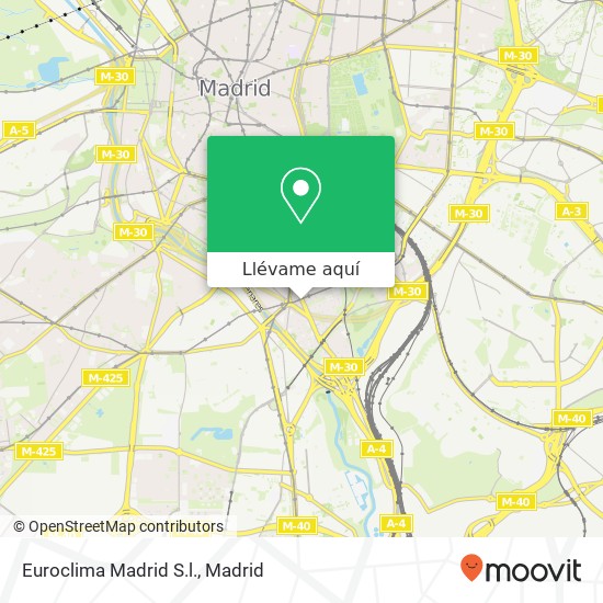 Mapa Euroclima Madrid S.l.