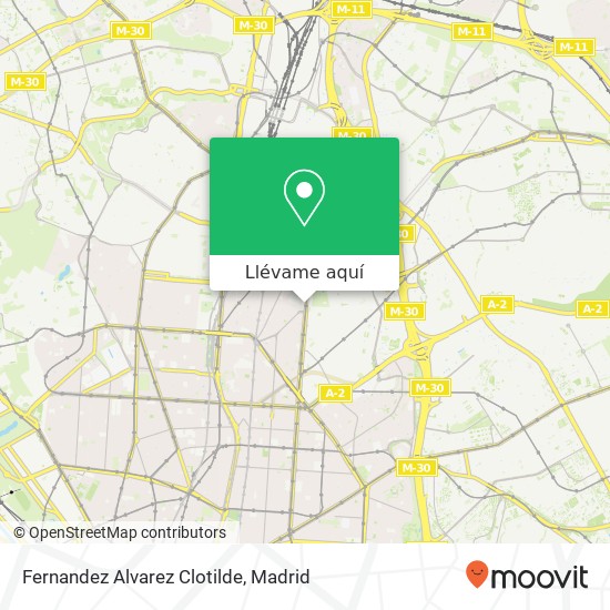 Mapa Fernandez Alvarez Clotilde