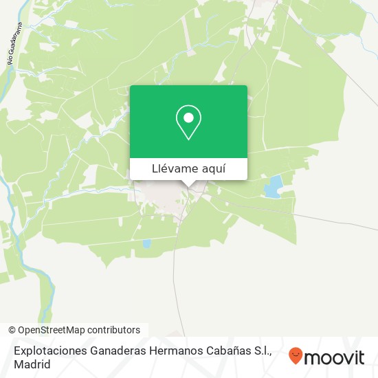 Mapa Explotaciones Ganaderas Hermanos Cabañas S.l.