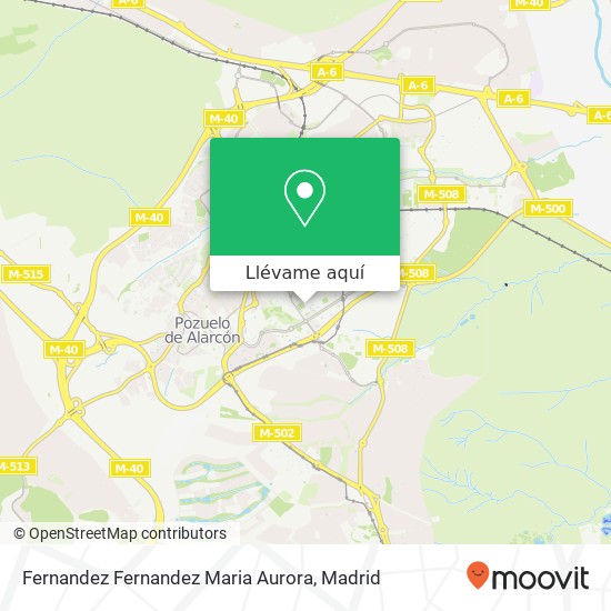 Mapa Fernandez Fernandez Maria Aurora