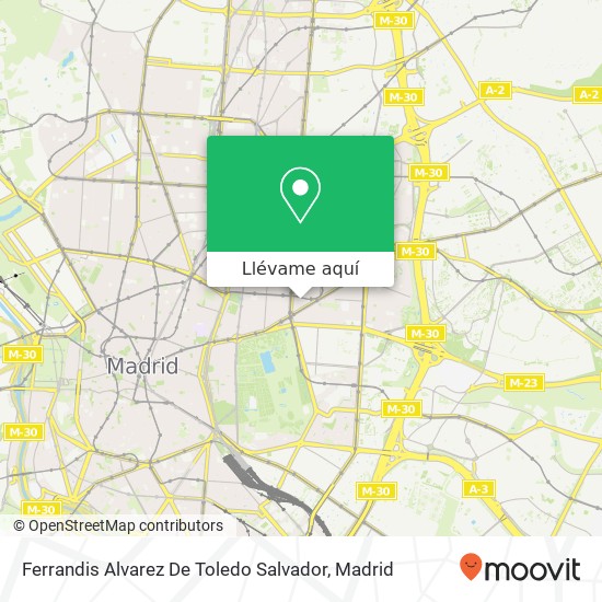 Mapa Ferrandis Alvarez De Toledo Salvador