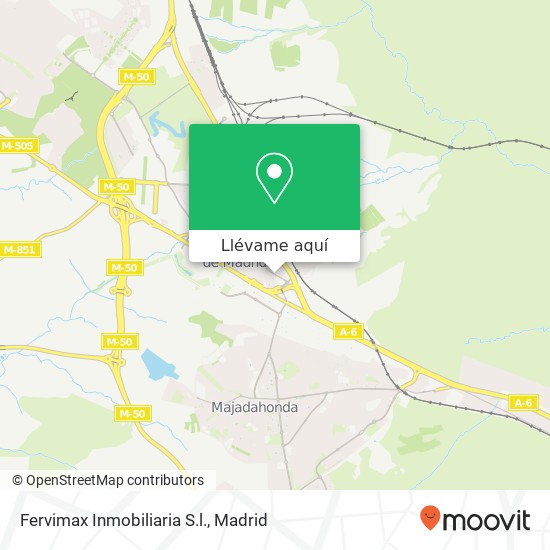 Mapa Fervimax Inmobiliaria S.l.