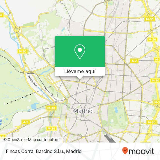 Mapa Fincas Corral Barcino S.l.u.