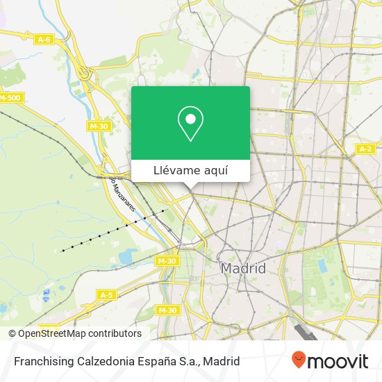 Mapa Franchising Calzedonia España S.a.