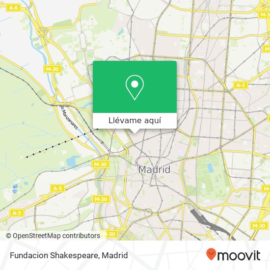 Mapa Fundacion Shakespeare