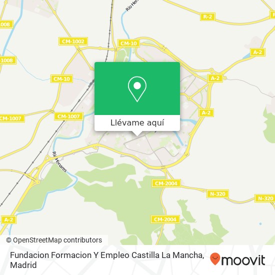 Mapa Fundacion Formacion Y Empleo Castilla La Mancha