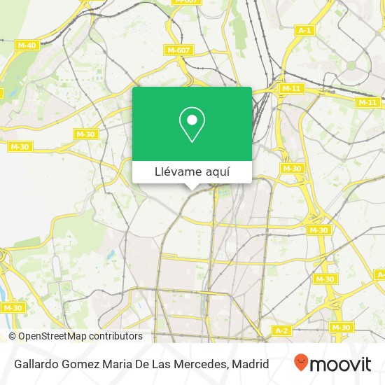 Mapa Gallardo Gomez Maria De Las Mercedes