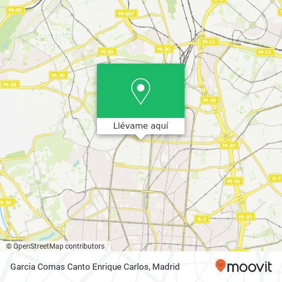 Mapa Garcia Comas Canto Enrique Carlos