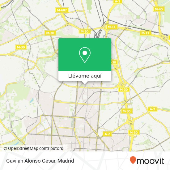Mapa Gavilan Alonso Cesar