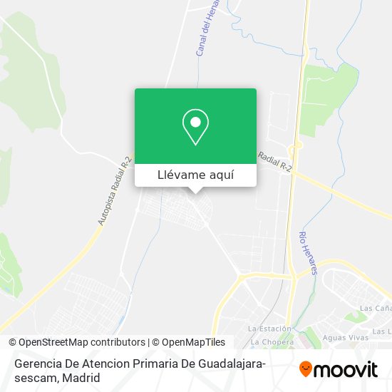 Mapa Gerencia De Atencion Primaria De Guadalajara-sescam