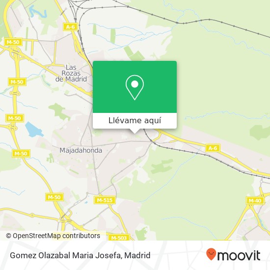 Mapa Gomez Olazabal Maria Josefa