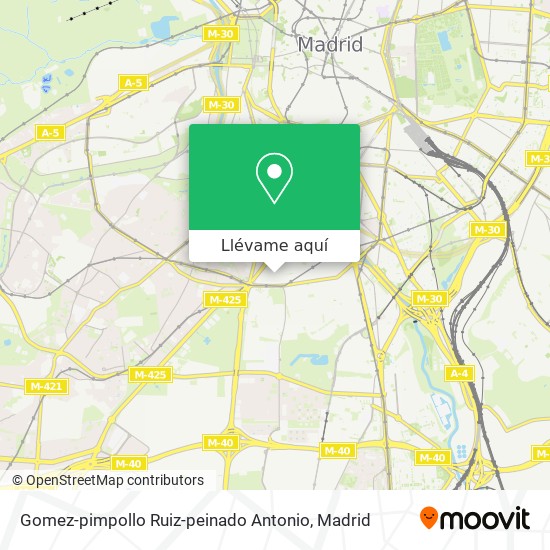 Mapa Gomez-pimpollo Ruiz-peinado Antonio