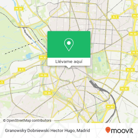 Mapa Granowsky Dobniewski Hector Hugo