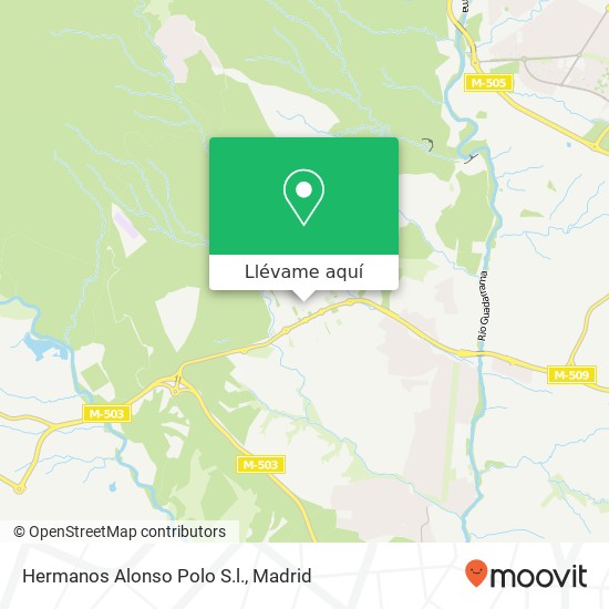 Mapa Hermanos Alonso Polo S.l.