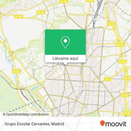 Mapa Grupo Escolar Cervantes