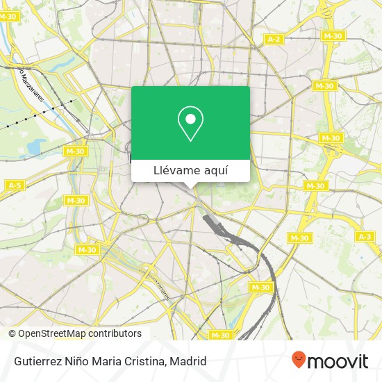 Mapa Gutierrez Niño Maria Cristina