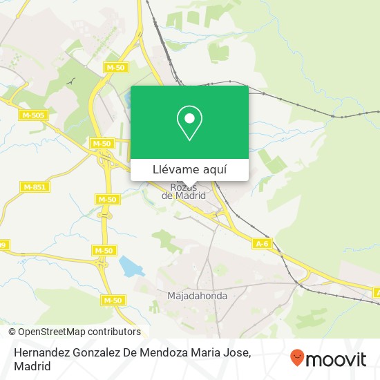 Mapa Hernandez Gonzalez De Mendoza Maria Jose