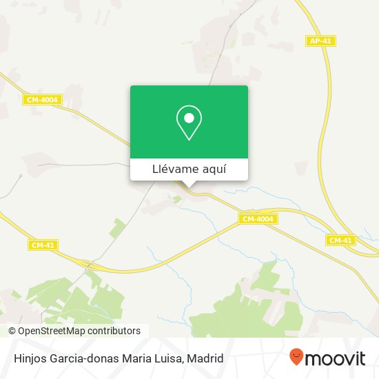 Mapa Hinjos Garcia-donas Maria Luisa