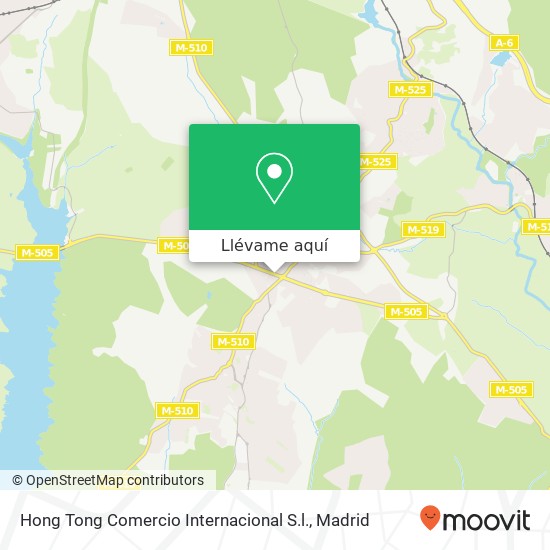 Mapa Hong Tong Comercio Internacional S.l.