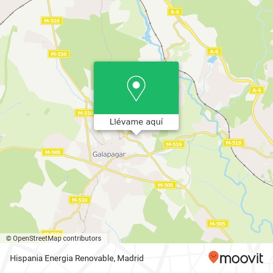 Mapa Hispania Energia Renovable