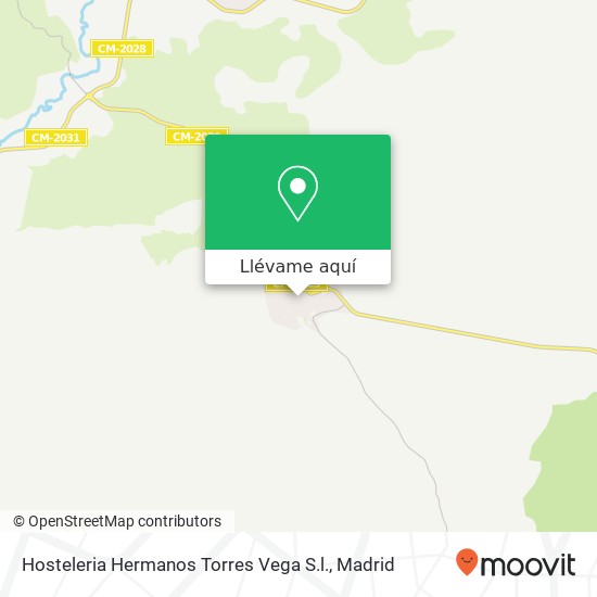 Mapa Hosteleria Hermanos Torres Vega S.l.