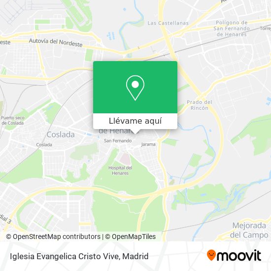Mapa Iglesia Evangelica Cristo Vive