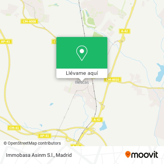 Mapa Immobasa Asinm S.l.